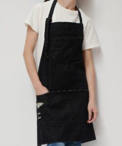 Alternative view of Women's Barista Denim Bib Apron